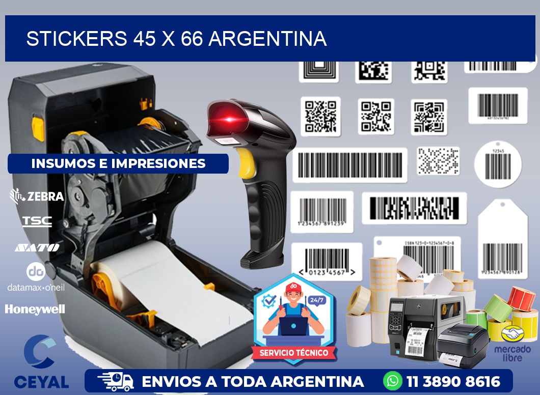 STICKERS 45 x 66 ARGENTINA