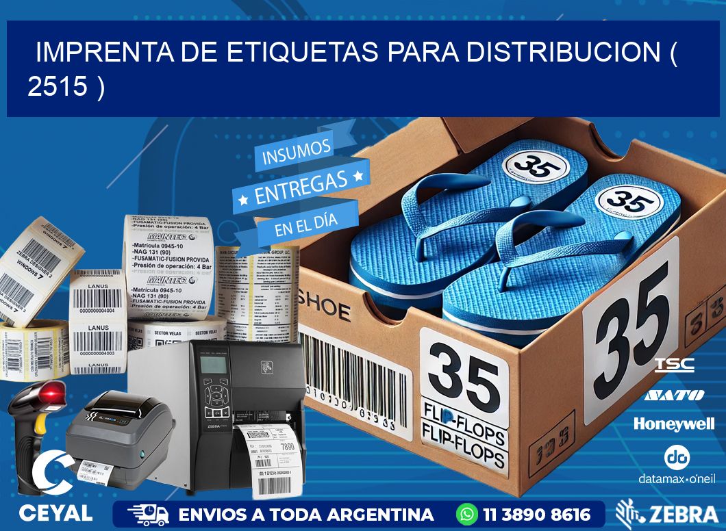 imprenta de etiquetas para distribucion ( 2515 )