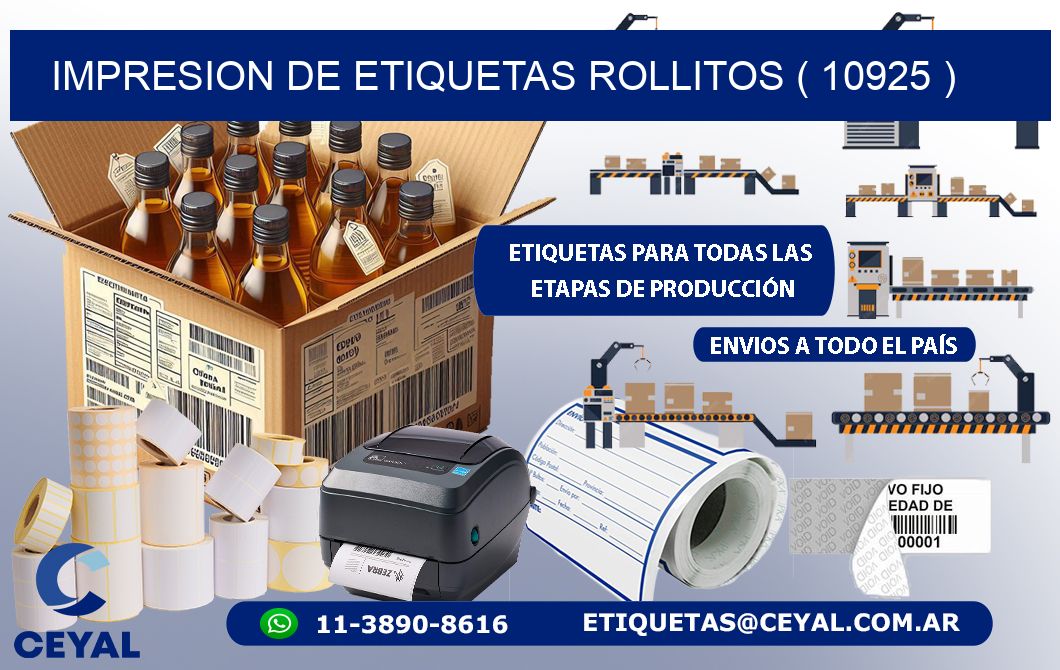 impresion de etiquetas rollitos ( 10925 )