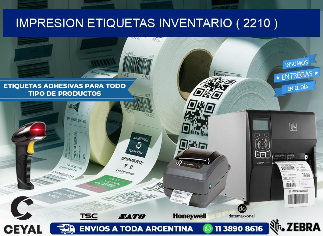 impresion etiquetas inventario ( 2210 )