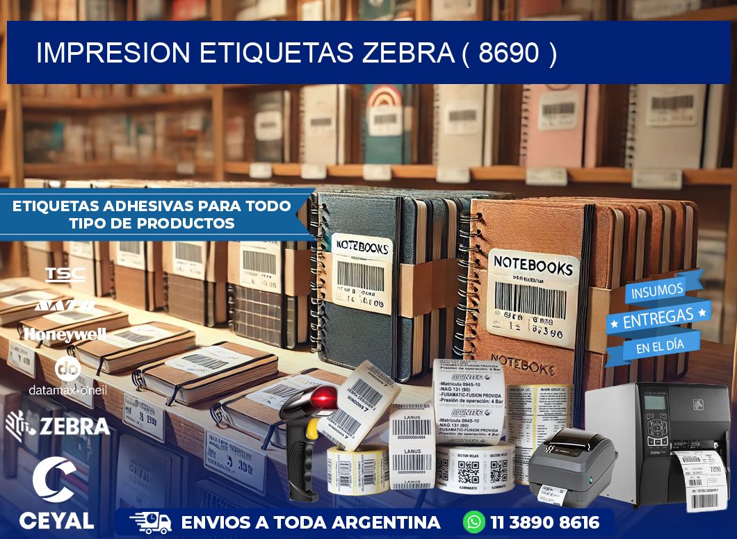 impresion etiquetas zebra ( 8690 )