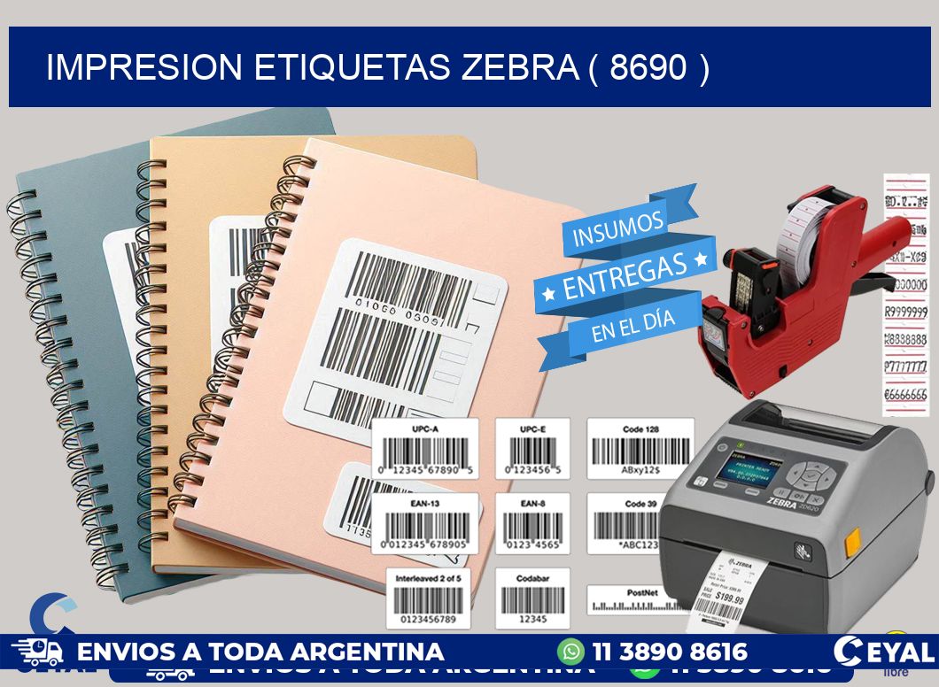 impresion etiquetas zebra ( 8690 )