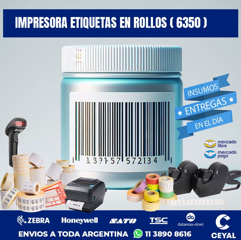 impresora etiquetas en rollos ( 6350 )