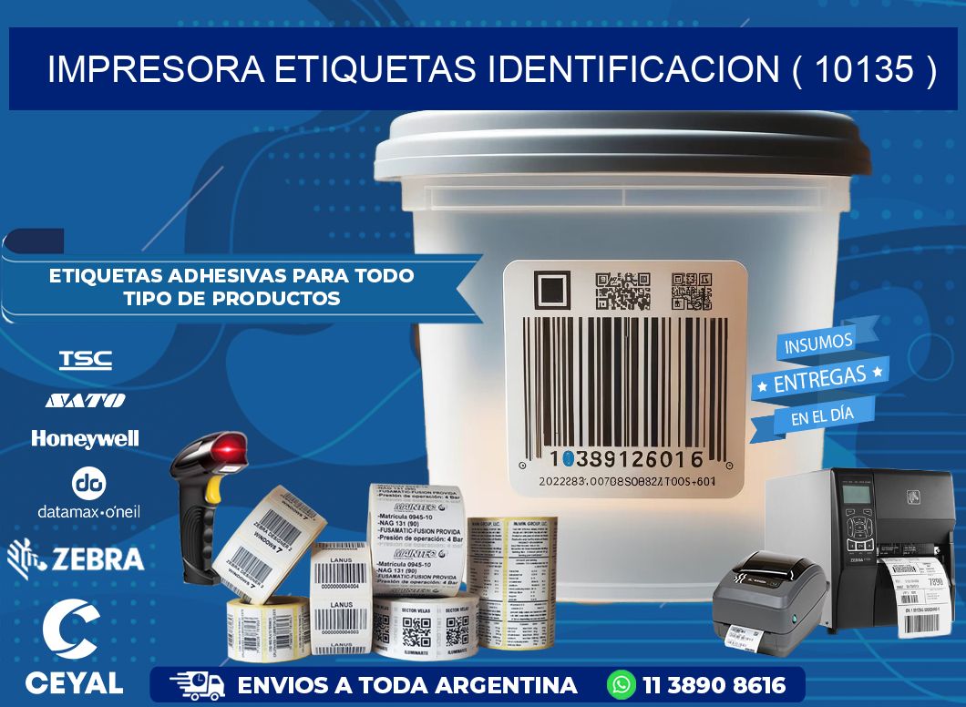 impresora etiquetas identificacion ( 10135 )