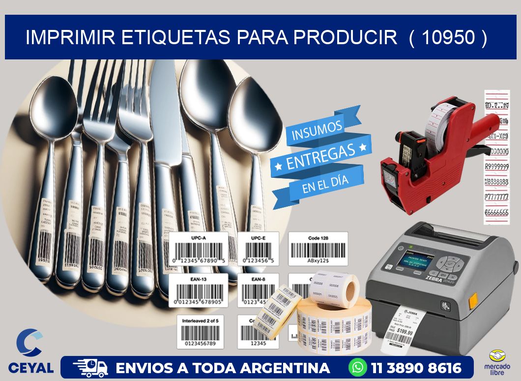 imprimir etiquetas para producir  ( 10950 )