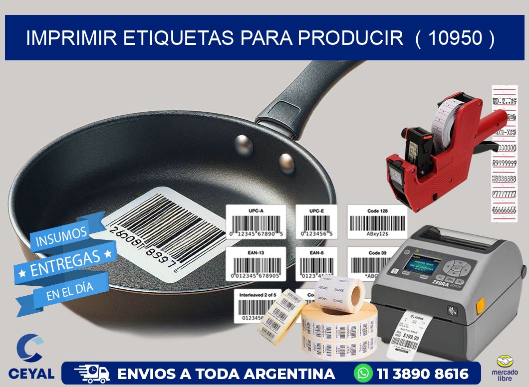 imprimir etiquetas para producir  ( 10950 )