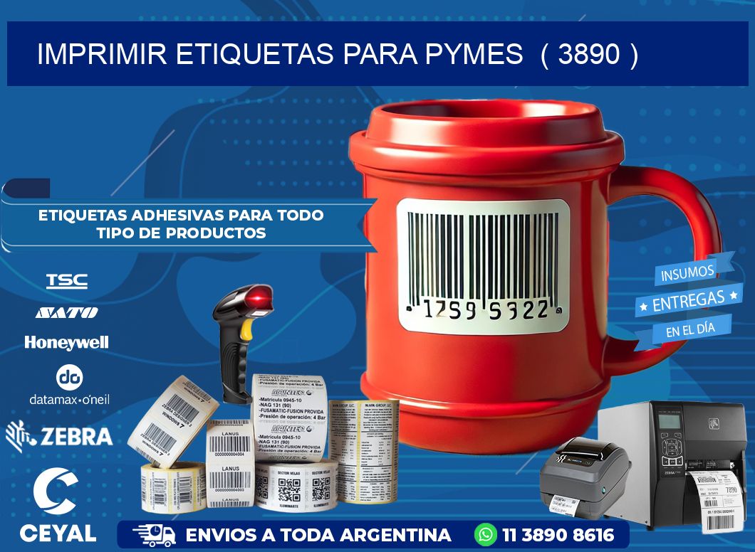 imprimir etiquetas para pymes  ( 3890 )