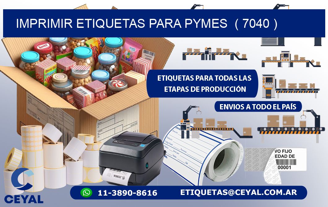 imprimir etiquetas para pymes  ( 7040 )