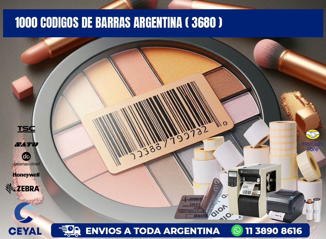 1000 codigos de barras argentina ( 3680 )