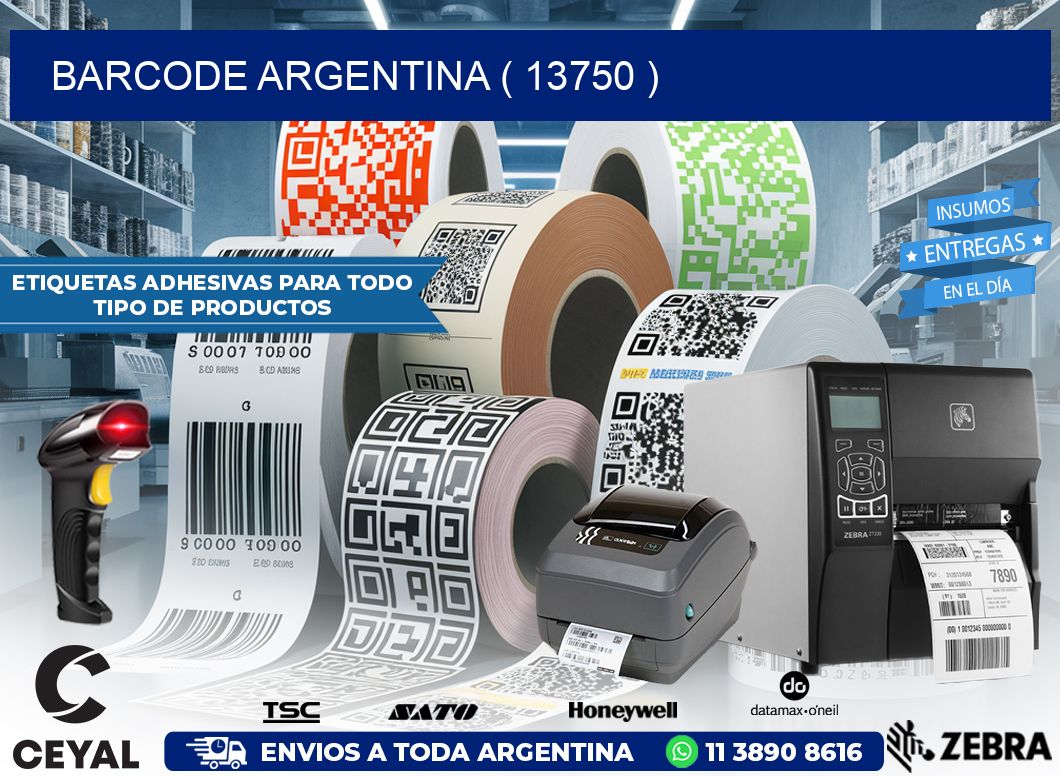 BARCODE ARGENTINA ( 13750 )