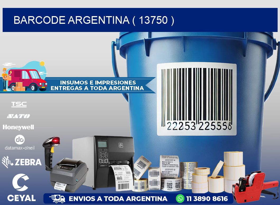 BARCODE ARGENTINA ( 13750 )