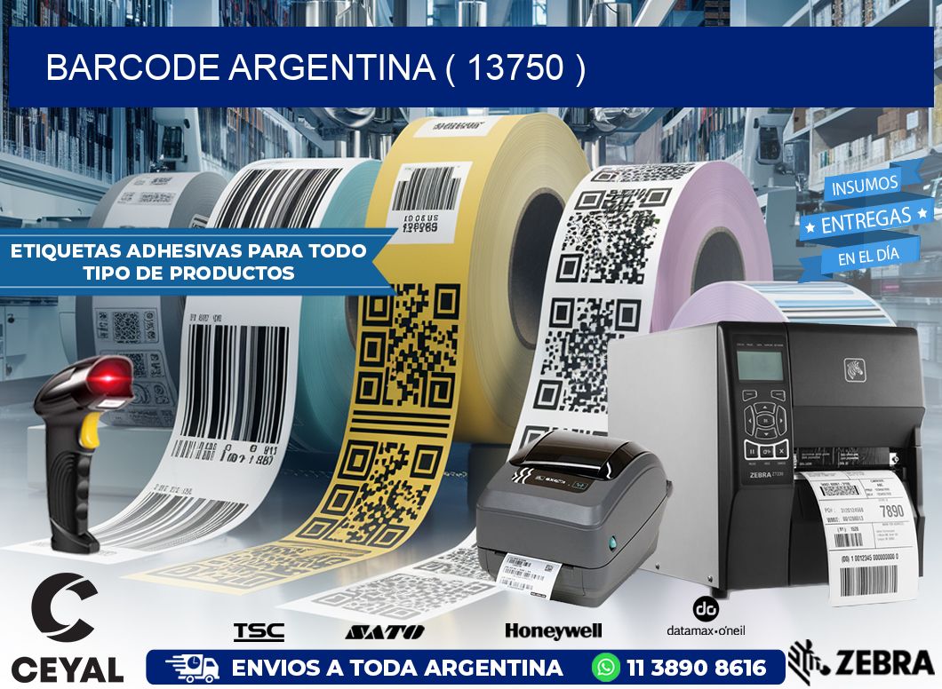 BARCODE ARGENTINA ( 13750 )