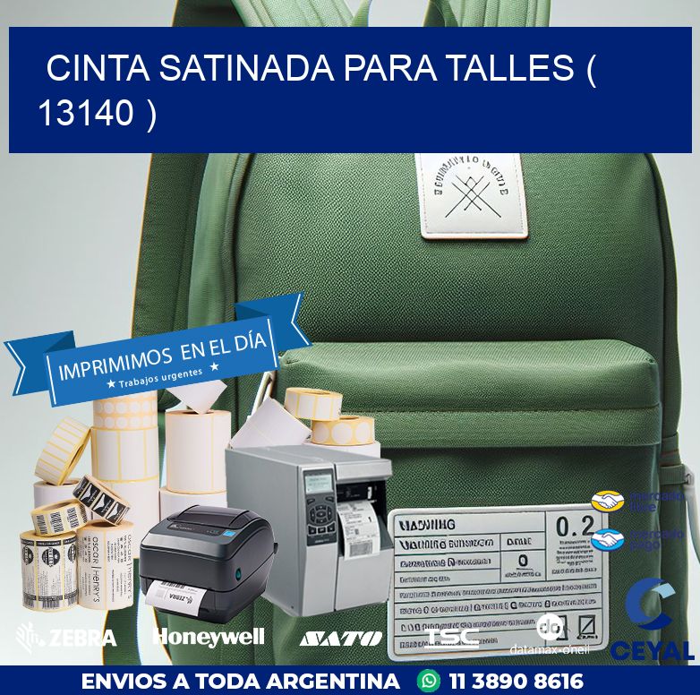 CINTA SATINADA PARA TALLES ( 13140 )