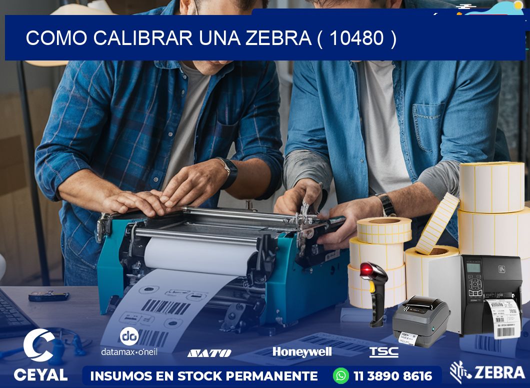 COMO CALIBRAR UNA ZEBRA ( 10480 )