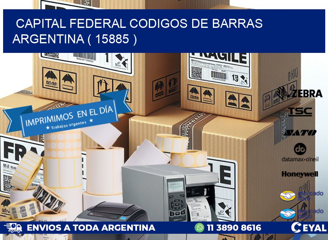 Capital federal codigos de barras argentina ( 15885 )