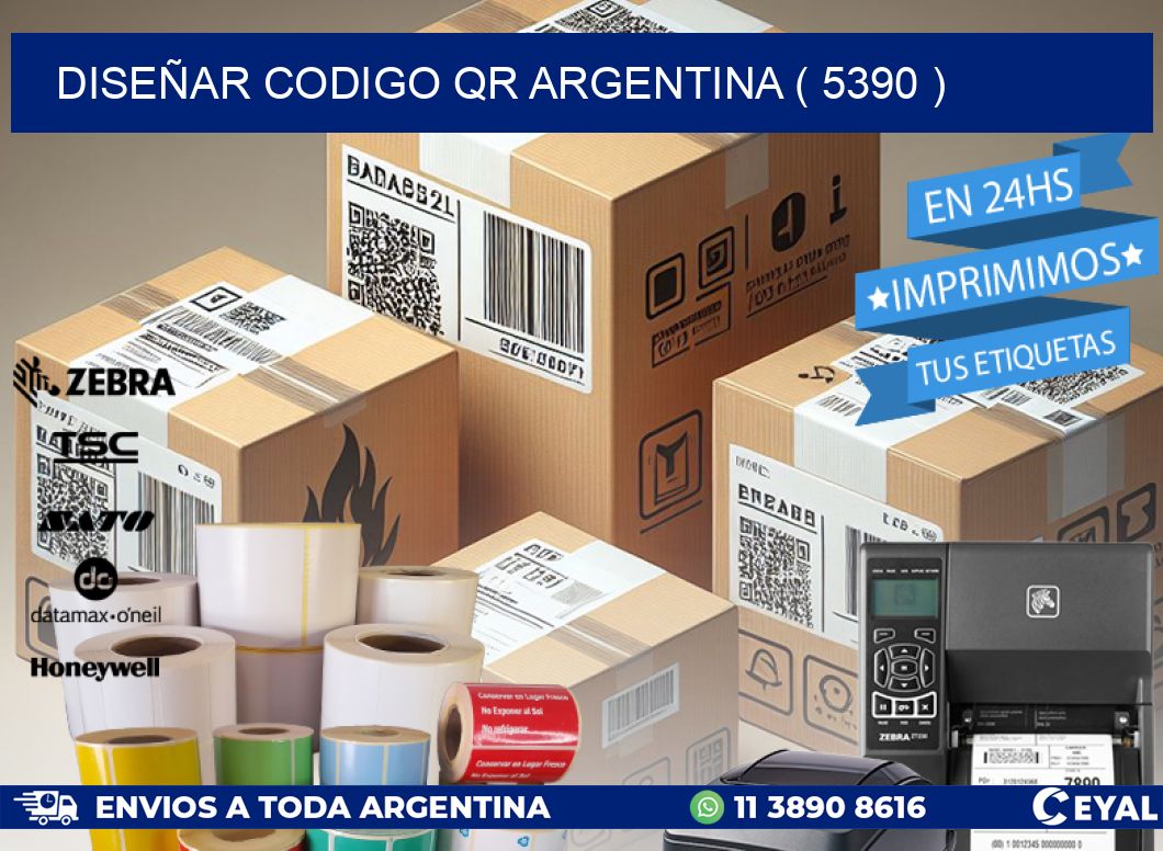 DISEÑAR CODIGO QR ARGENTINA ( 5390 )