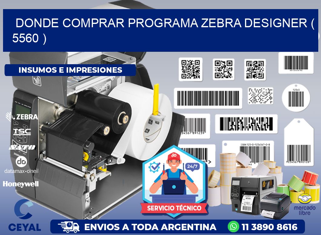 DONDE COMPRAR PROGRAMA ZEBRA DESIGNER ( 5560 )