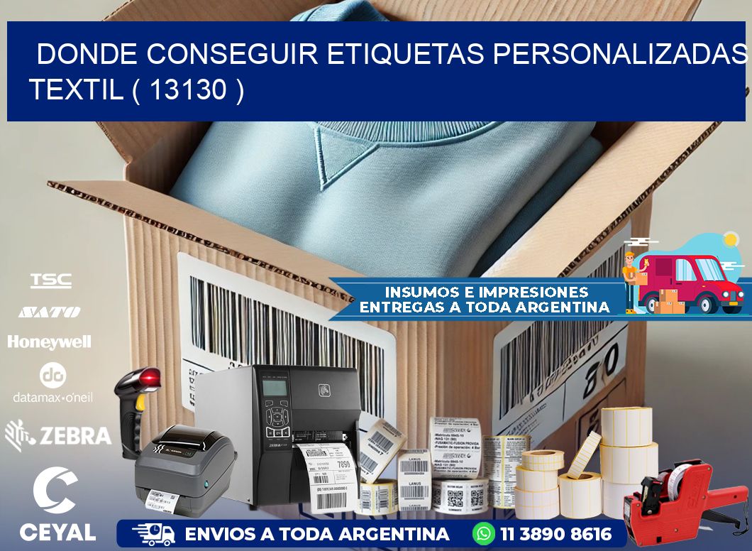 DONDE CONSEGUIR ETIQUETAS PERSONALIZADAS TEXTIL ( 13130 )