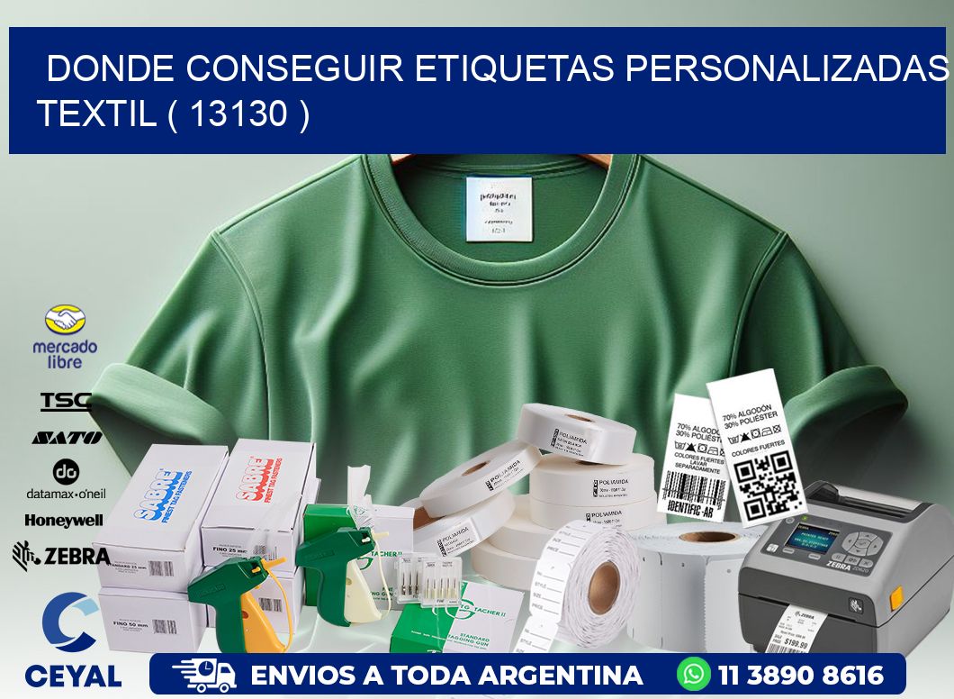 DONDE CONSEGUIR ETIQUETAS PERSONALIZADAS TEXTIL ( 13130 )