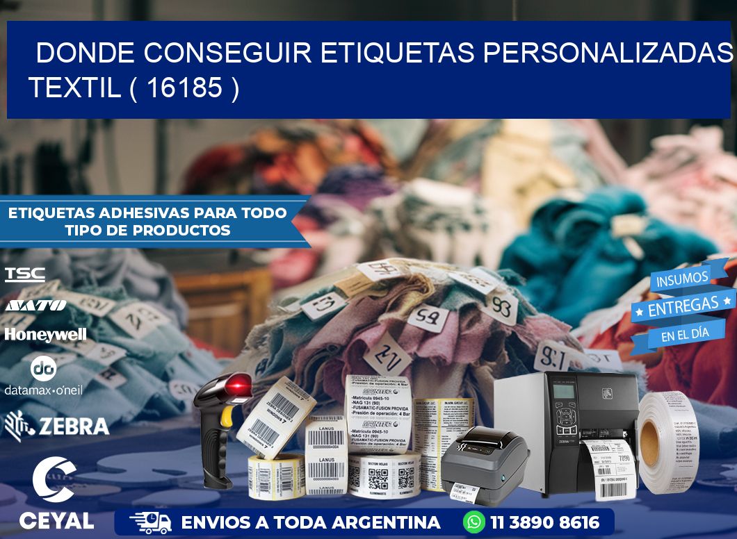 DONDE CONSEGUIR ETIQUETAS PERSONALIZADAS TEXTIL ( 16185 )