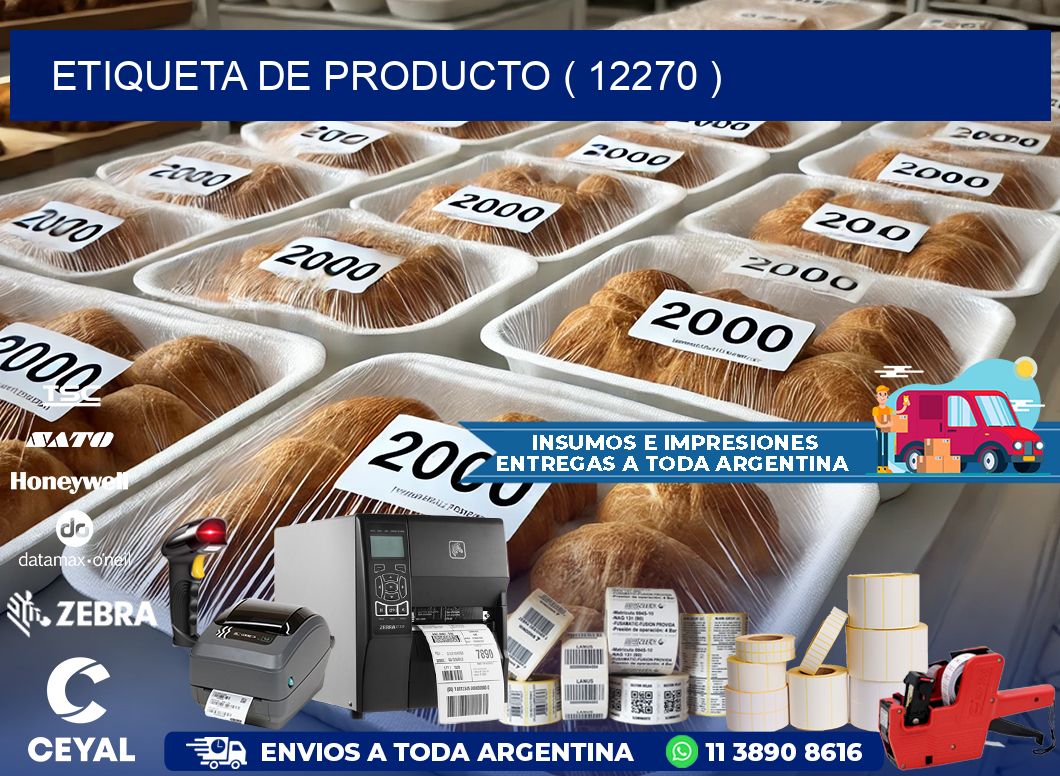 ETIQUETA DE PRODUCTO ( 12270 )