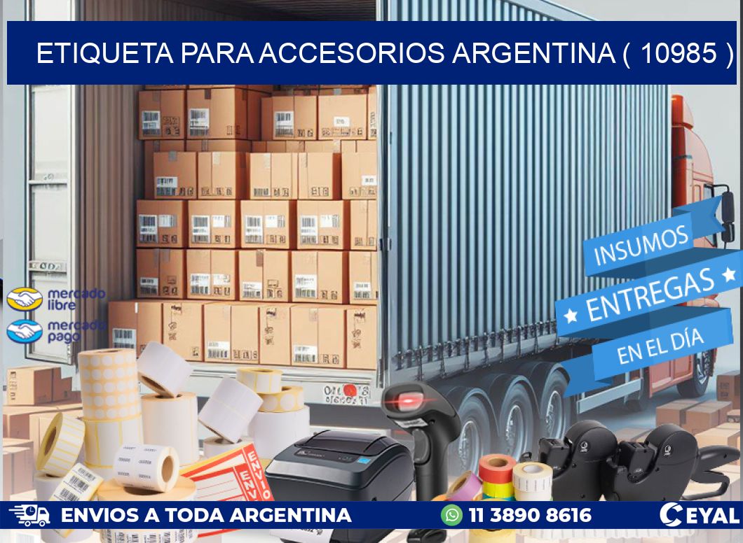 ETIQUETA PARA ACCESORIOS ARGENTINA ( 10985 )