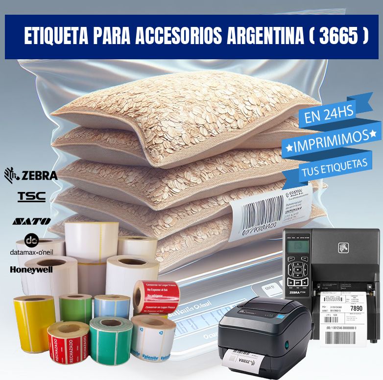 ETIQUETA PARA ACCESORIOS ARGENTINA ( 3665 )