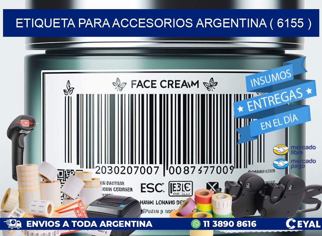 ETIQUETA PARA ACCESORIOS ARGENTINA ( 6155 )