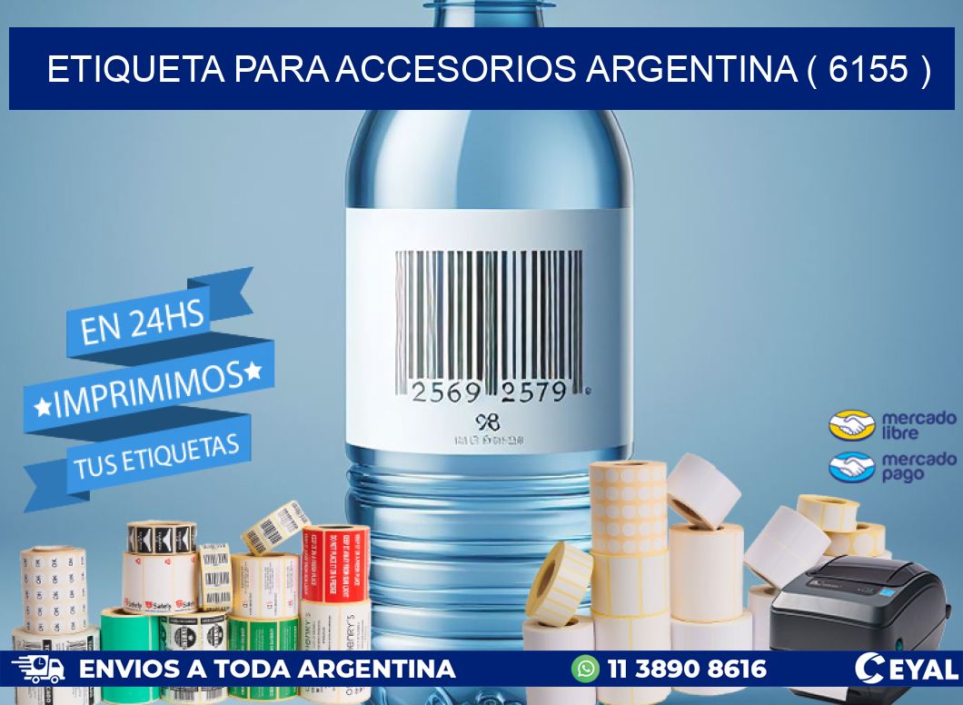 ETIQUETA PARA ACCESORIOS ARGENTINA ( 6155 )