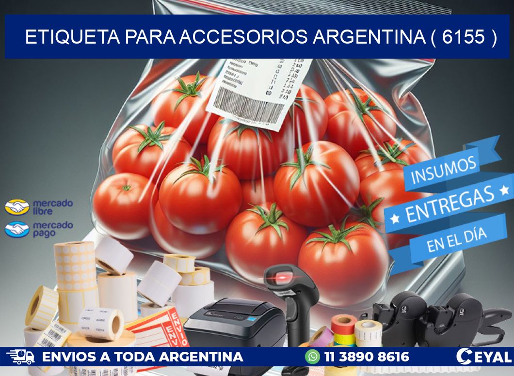 ETIQUETA PARA ACCESORIOS ARGENTINA ( 6155 )