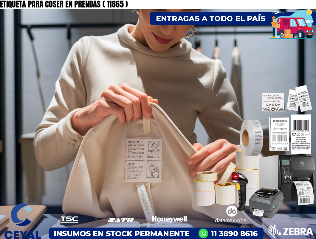 ETIQUETA PARA COSER EN PRENDAS ( 11865 )