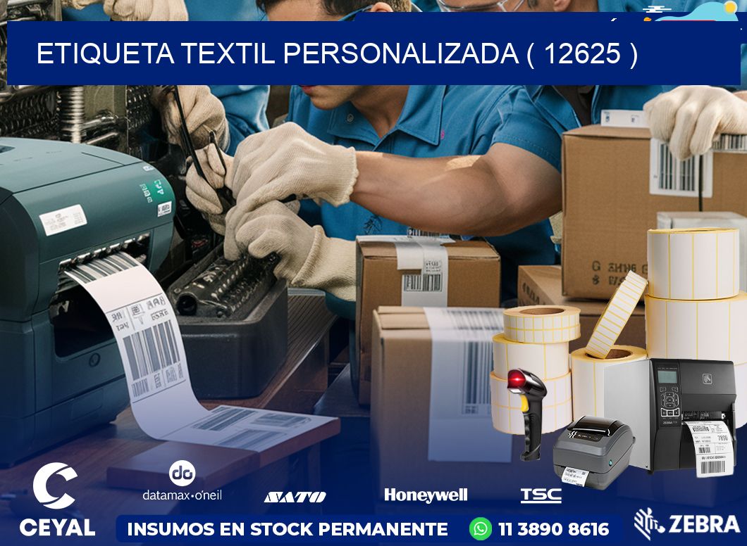 ETIQUETA TEXTIL PERSONALIZADA ( 12625 )