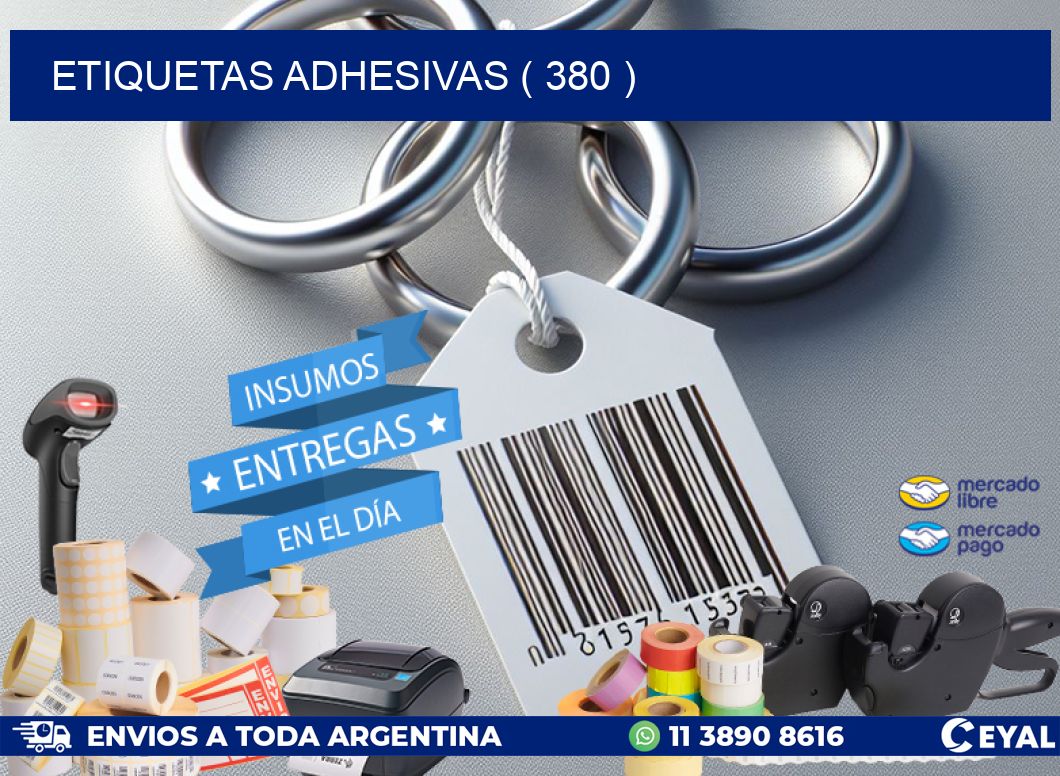 ETIQUETAS ADHESIVAS ( 380 )