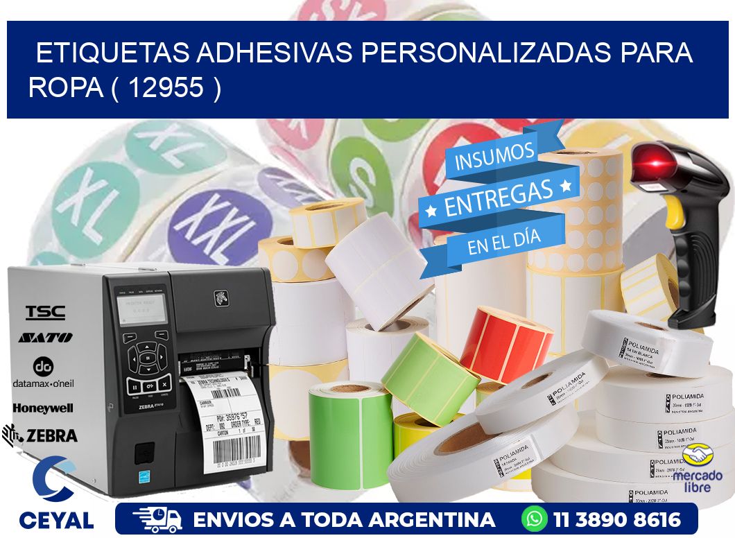 ETIQUETAS ADHESIVAS PERSONALIZADAS PARA ROPA ( 12955 )