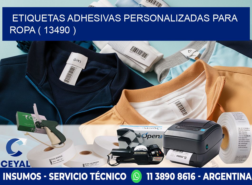 ETIQUETAS ADHESIVAS PERSONALIZADAS PARA ROPA ( 13490 )