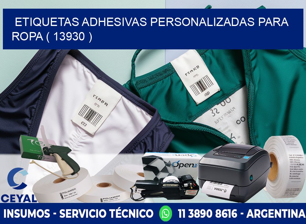 ETIQUETAS ADHESIVAS PERSONALIZADAS PARA ROPA ( 13930 )