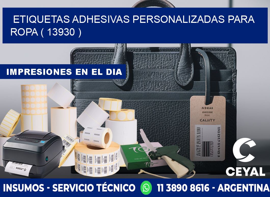 ETIQUETAS ADHESIVAS PERSONALIZADAS PARA ROPA ( 13930 )