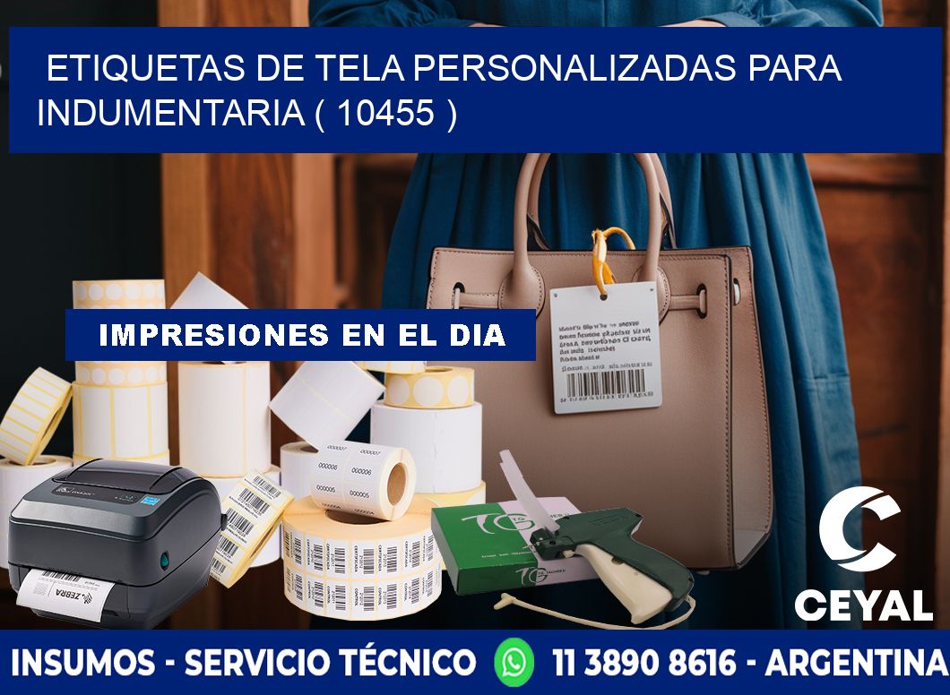 ETIQUETAS DE TELA PERSONALIZADAS PARA INDUMENTARIA ( 10455 )