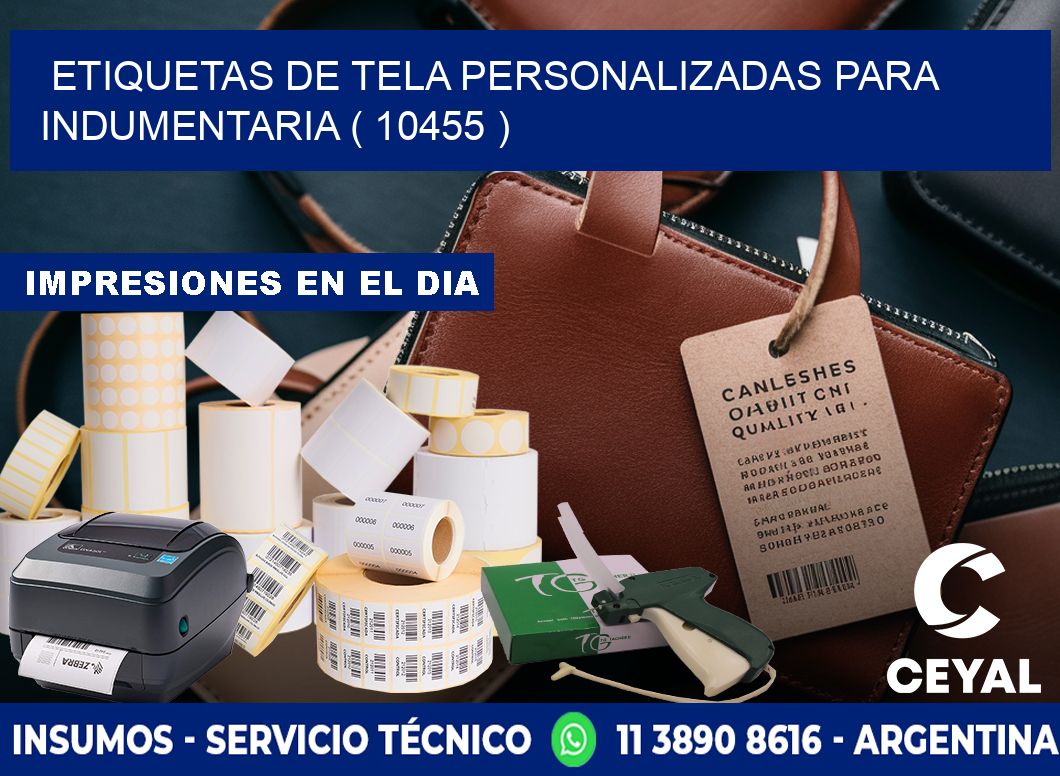 ETIQUETAS DE TELA PERSONALIZADAS PARA INDUMENTARIA ( 10455 )