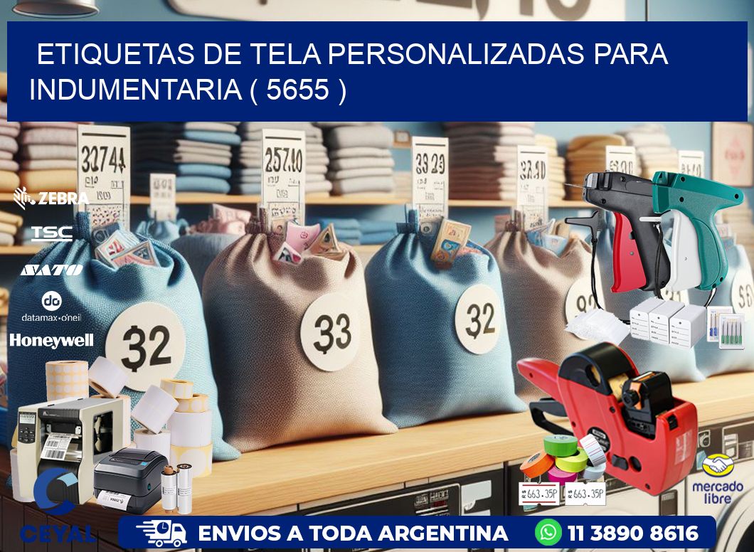 ETIQUETAS DE TELA PERSONALIZADAS PARA INDUMENTARIA ( 5655 )