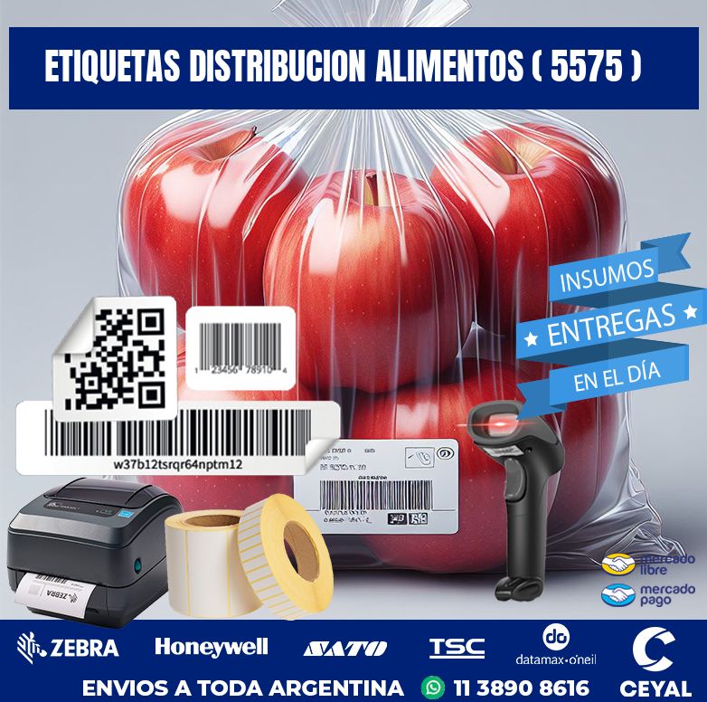 ETIQUETAS DISTRIBUCION ALIMENTOS ( 5575 )