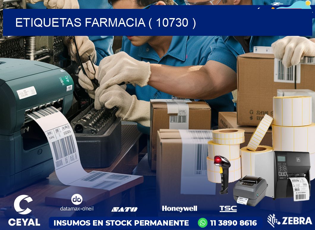 ETIQUETAS FARMACIA ( 10730 )