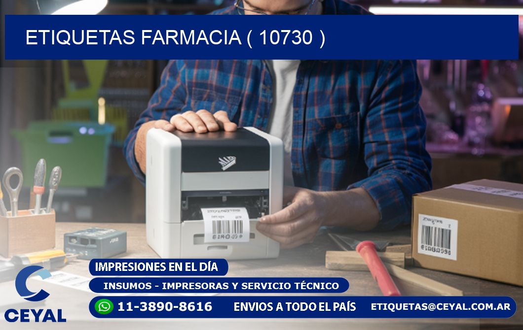 ETIQUETAS FARMACIA ( 10730 )