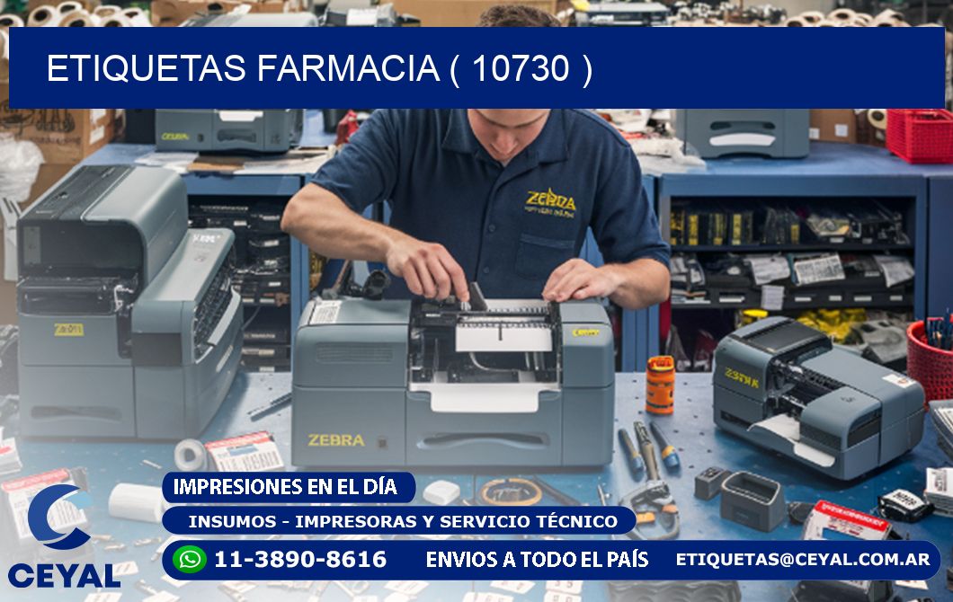 ETIQUETAS FARMACIA ( 10730 )