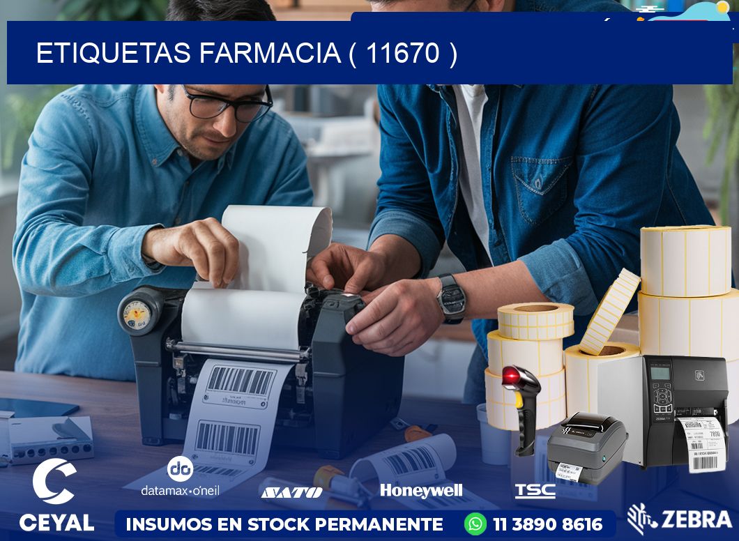 ETIQUETAS FARMACIA ( 11670 )