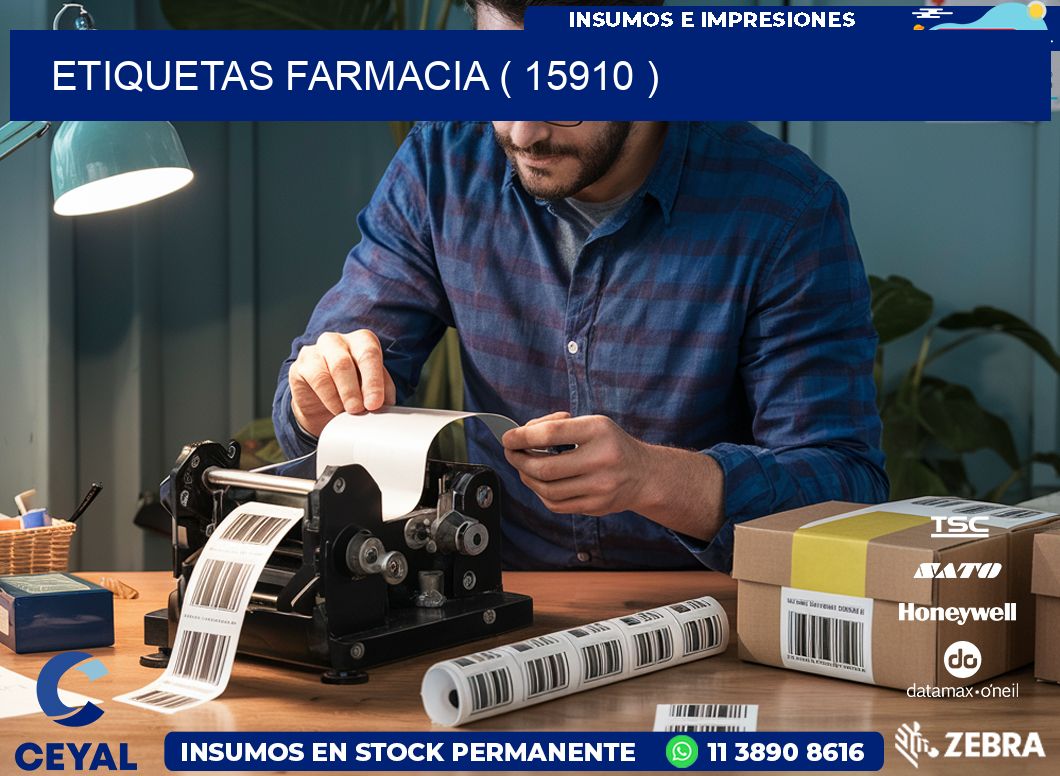 ETIQUETAS FARMACIA ( 15910 )