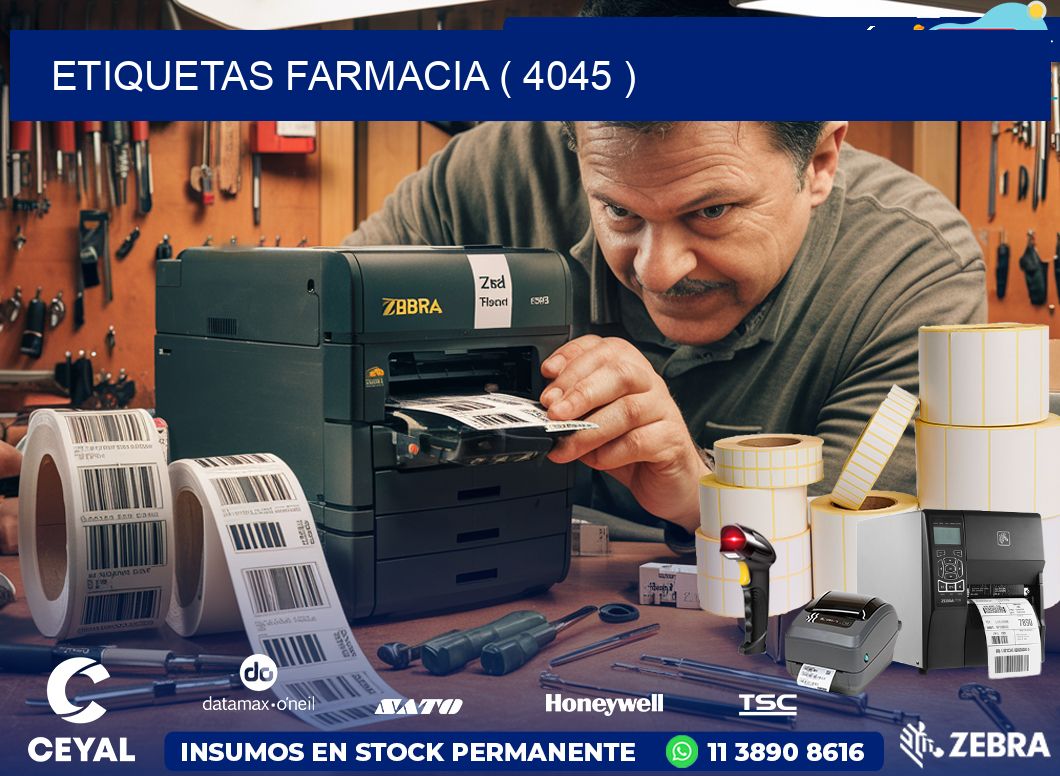 ETIQUETAS FARMACIA ( 4045 )