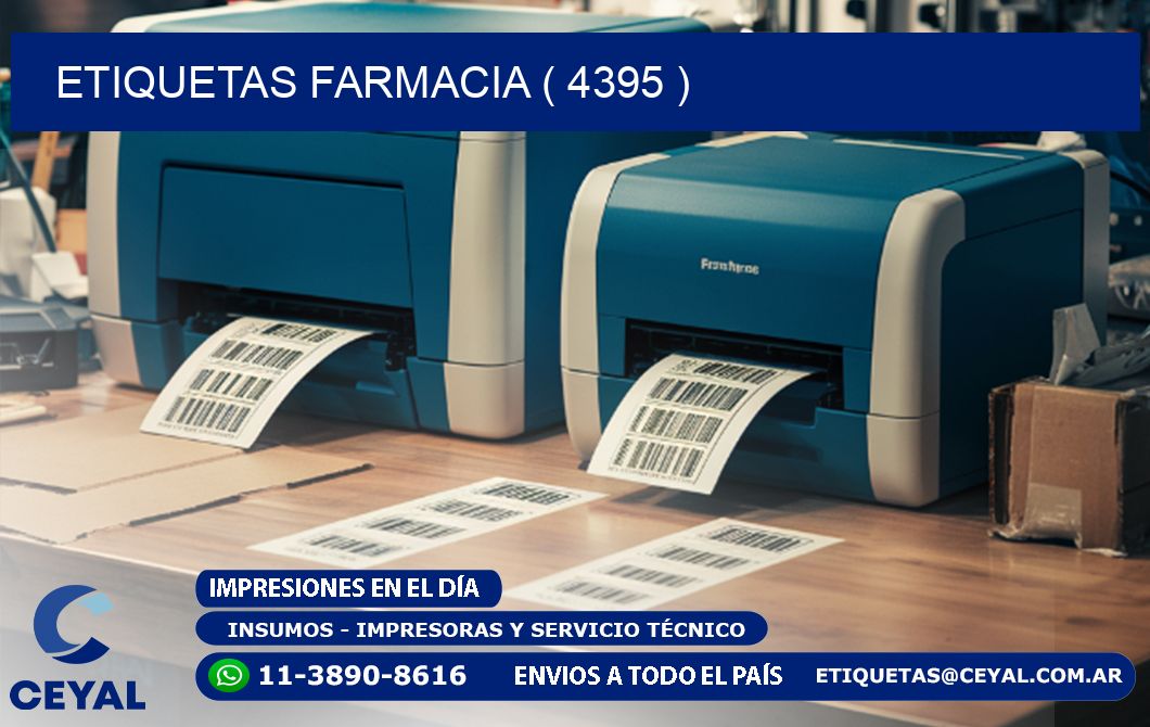 ETIQUETAS FARMACIA ( 4395 )