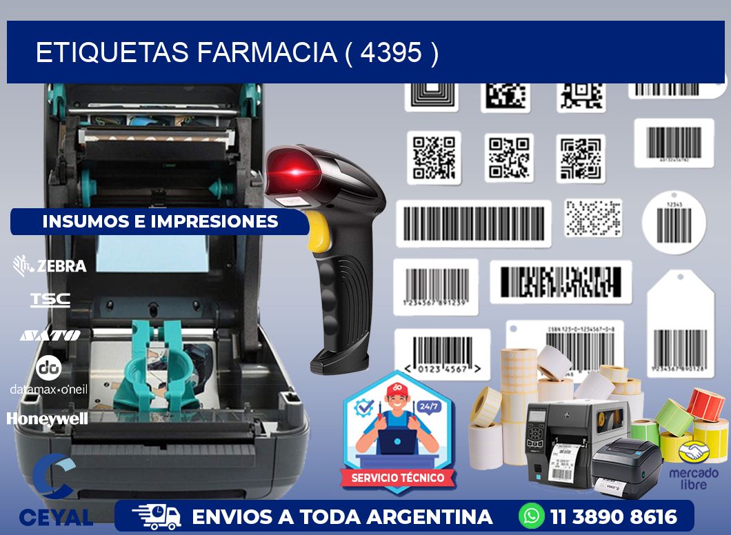 ETIQUETAS FARMACIA ( 4395 )