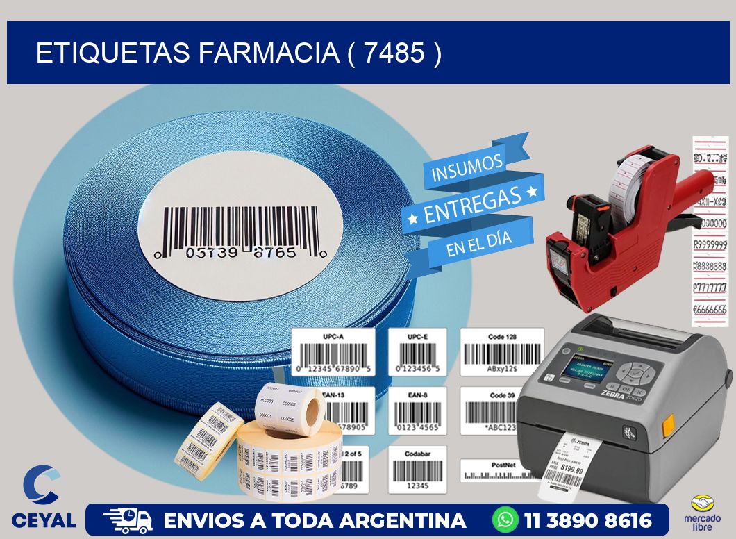 ETIQUETAS FARMACIA ( 7485 )